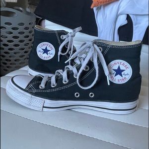 black high top converse